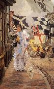 James Tissot A Fete Day at Brighton oil painting reproduction